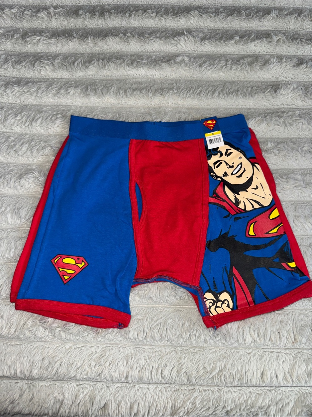 DC Comics Superman Red and Blue Boys' Boxer Briefs